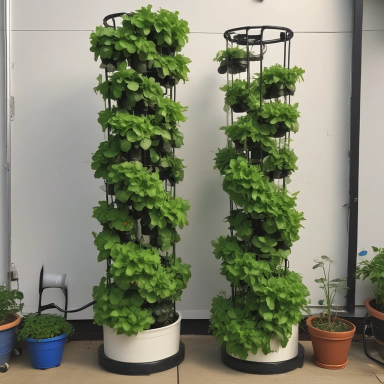 Constructing a Compact Hydroponic Tower