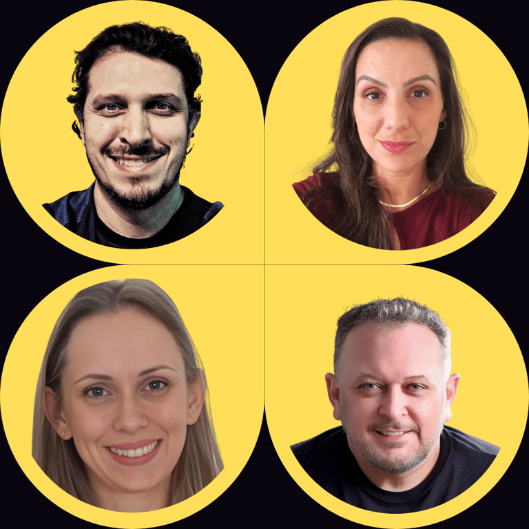 Imagem dos Fundadores da Empresa no Eixo
