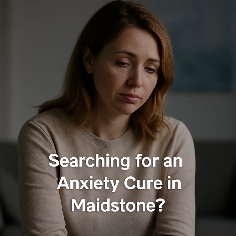 A person sits indoors in soft, natural light, appearing thoughtful and calm, reflecting on anxiety and emotional wellbeing.