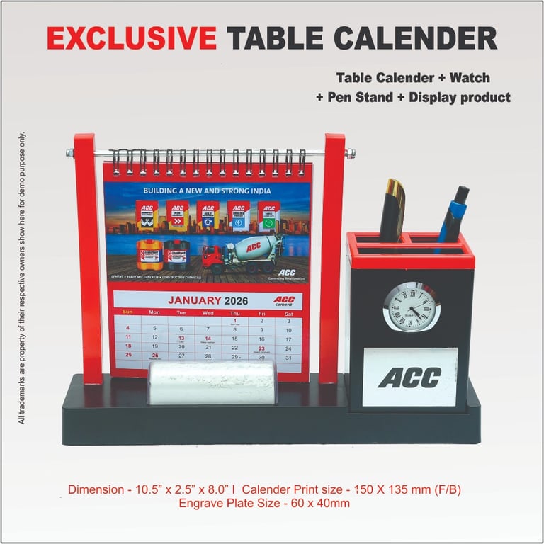 Premium Table calender Manufacturer in India