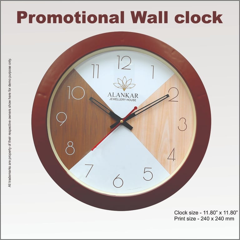 Plastic wall clock manufacturer in India