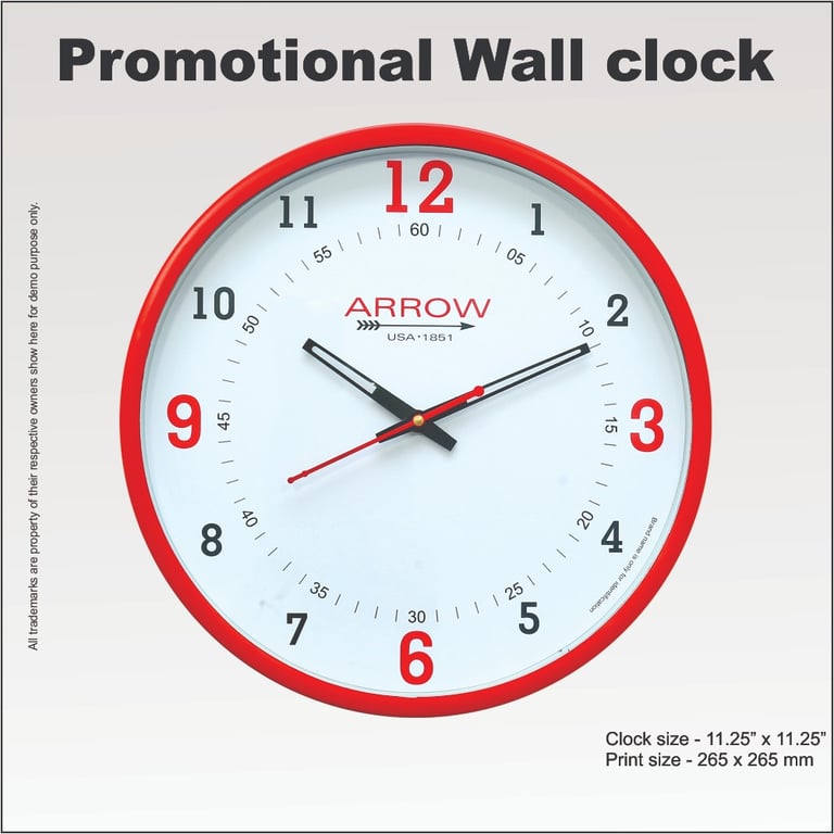 Best Red wall clock supplier in India