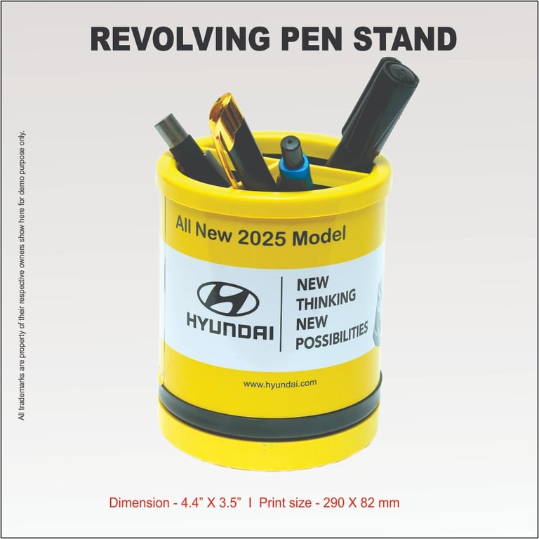 Round promotional pen stand manufacturer in India
