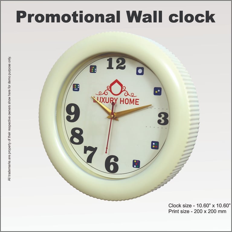 Round wall clock supplier