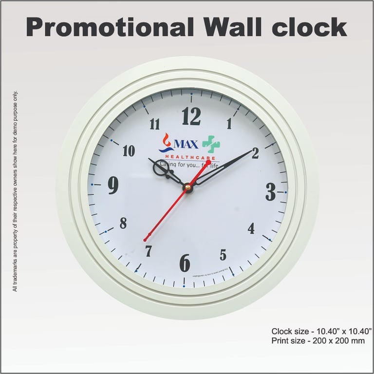 Pharma wall clock supplier in Delhi