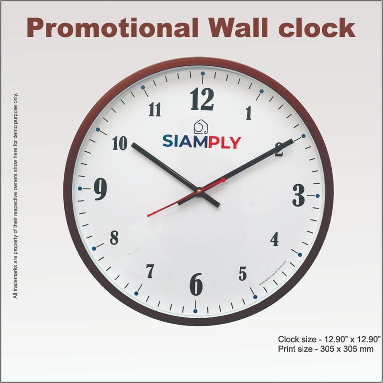 Large size wall clock