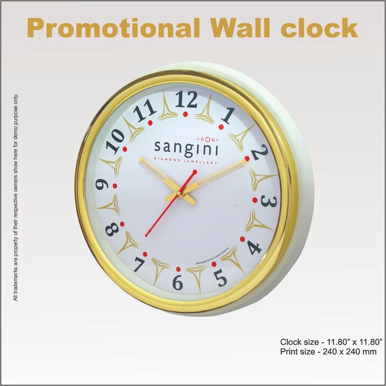 Plastic wall clock manufacturer in delhi