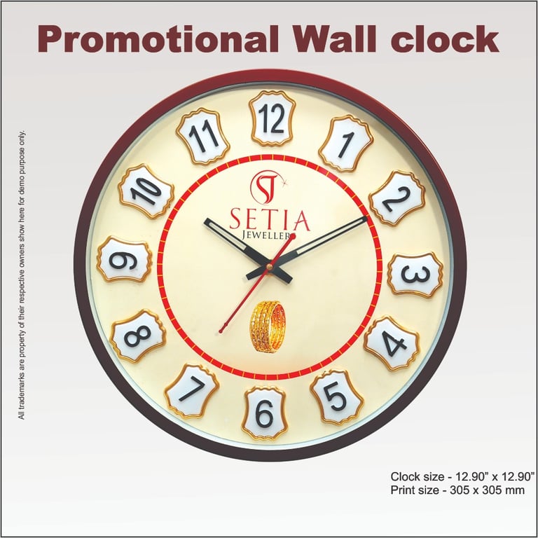 Exclusive Plastic wall clock