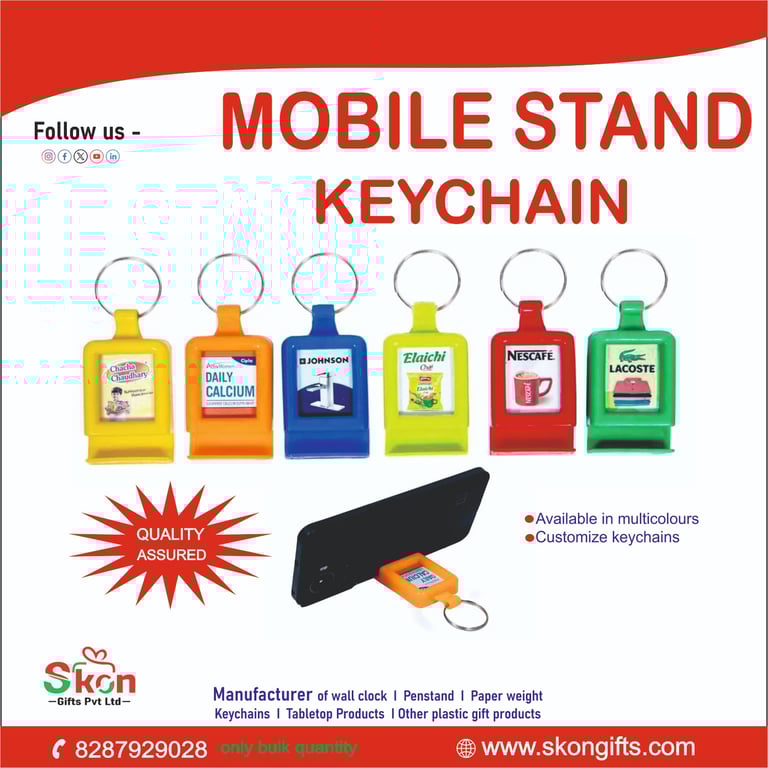 mobile stand keychain manufacturer in India