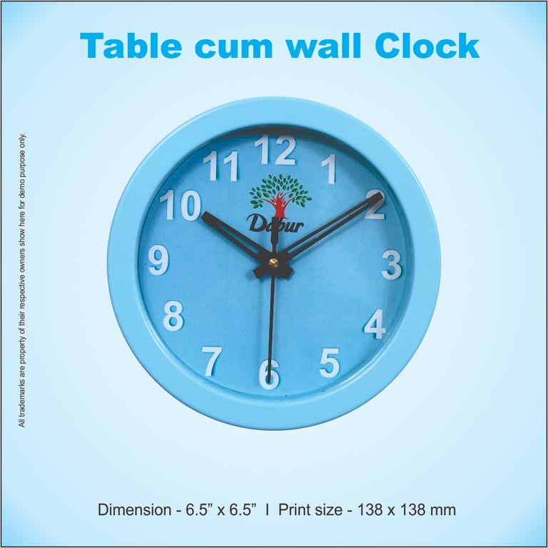 Promotional round table clock manufacturer