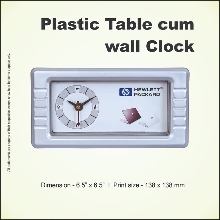 Plastic table clock manufacturer in India