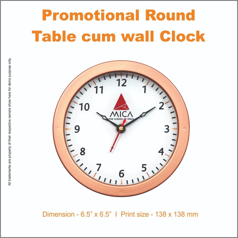 Plastic Table clock