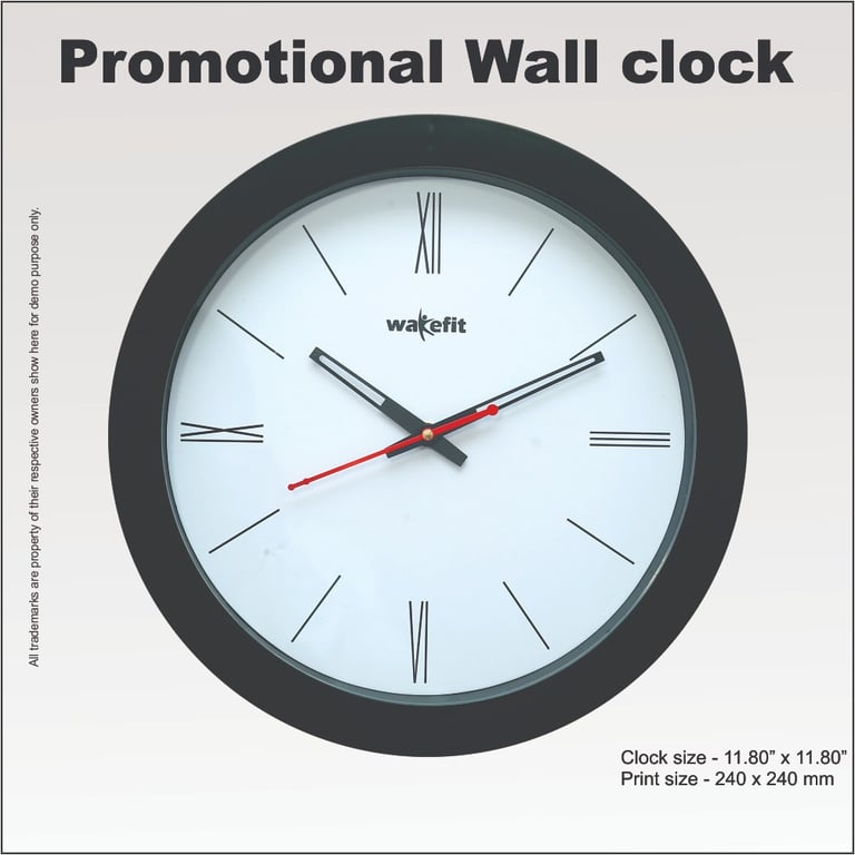 Logo printing clock manufacturer in India