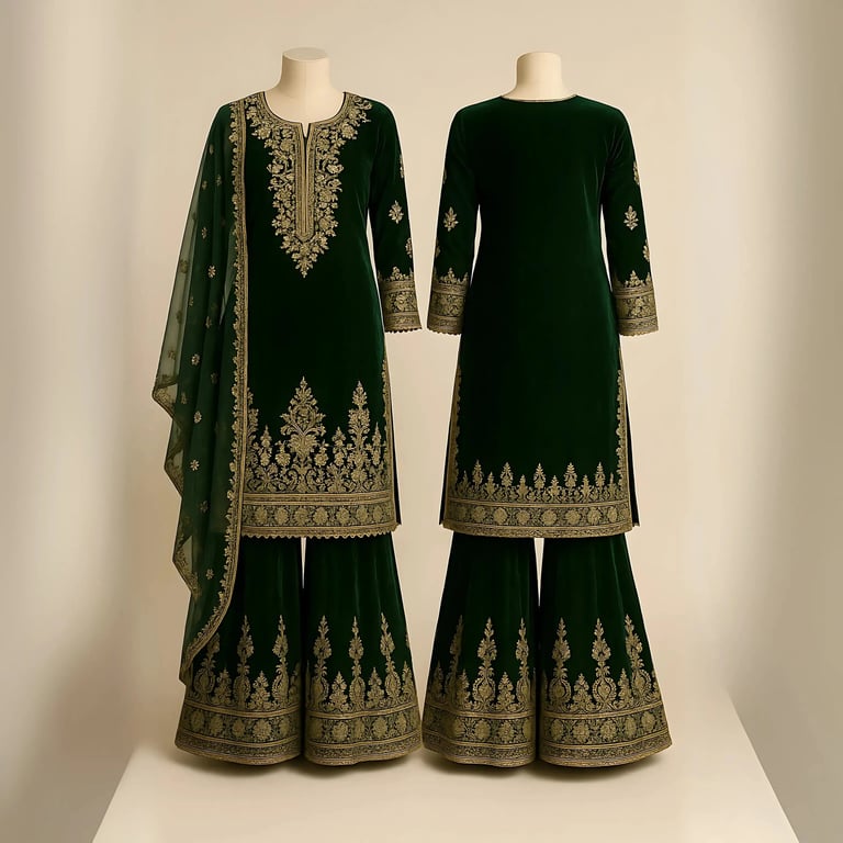 Pakistani Sharara Designs