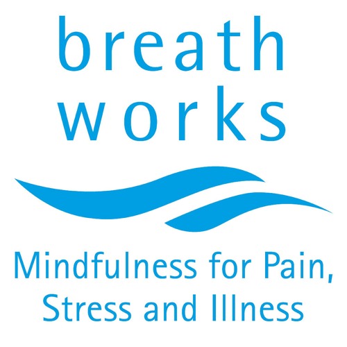 Breathworks logo, Mindfulness pomagający w radzeniu sobie z bólem, stresem i chorobą