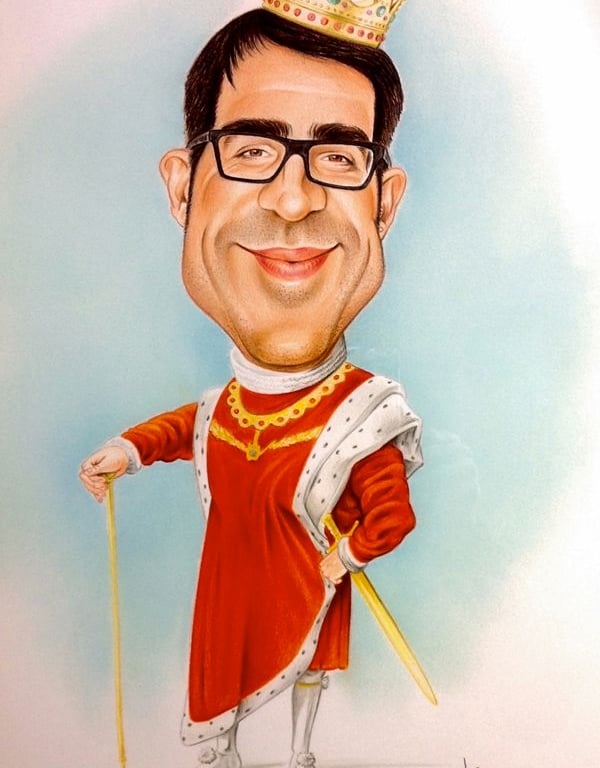 Caricatura idea regalo di Compleanno