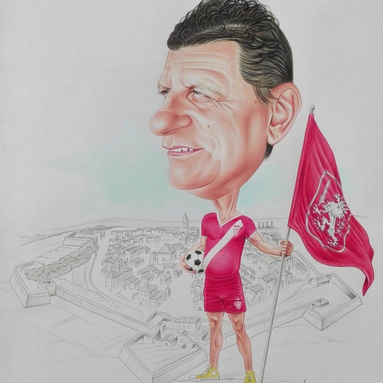 Caricatura di Grosseto idea regalo 