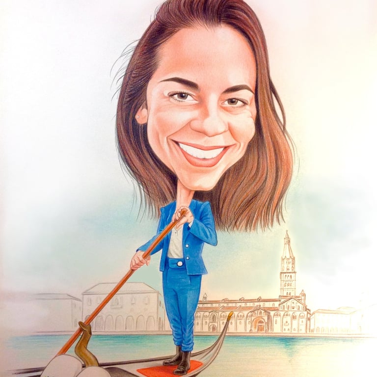 Caricatura idea regalo di laurea