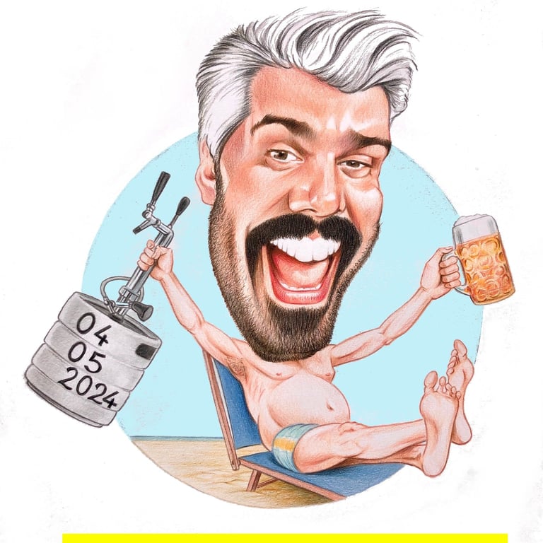 Caricatura simpatica di Matrimonio