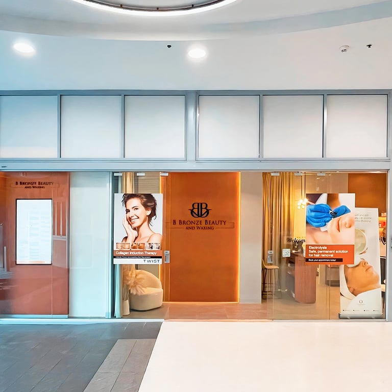Modern beauty salon fit-out in Bondi Junction shopping mall