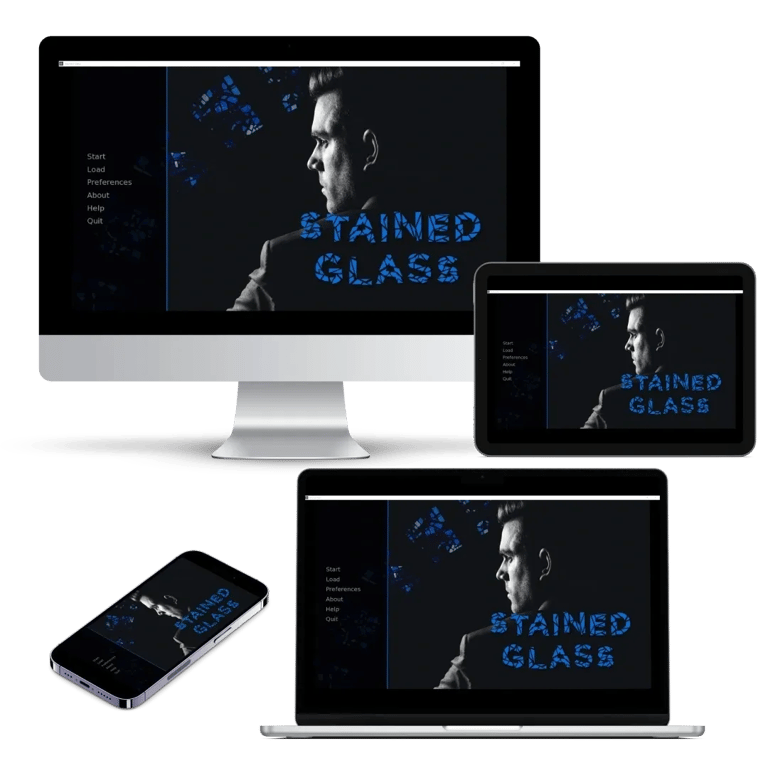 A young man with his back to camera and his face in shadow as he looks to his left