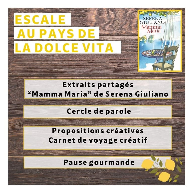 flow créatif dolce vita bibliothérapie serena giuliano