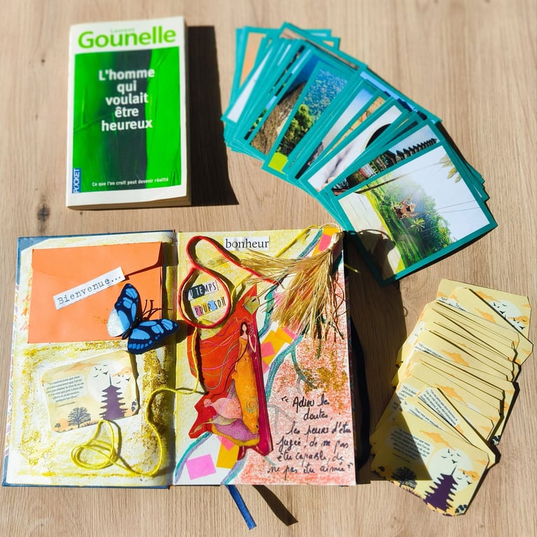 atelier bibliothérapie adulte Caen Flow créatif Laurent Gounelle Bali art-thérapie