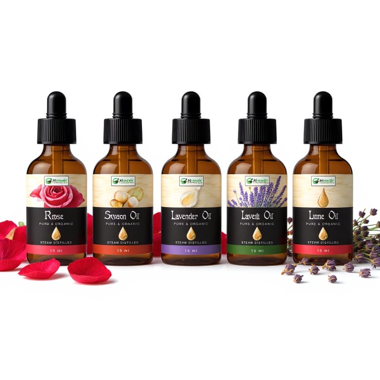 “Alsanafir Herbal Pharma – Pure herbal essential oils for skin, hair, wellness, and therapeutic benefits”