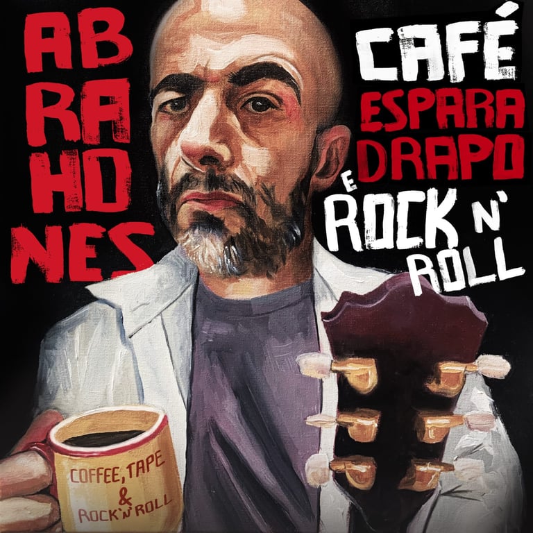 a man with a coffee cup and a coffee cup