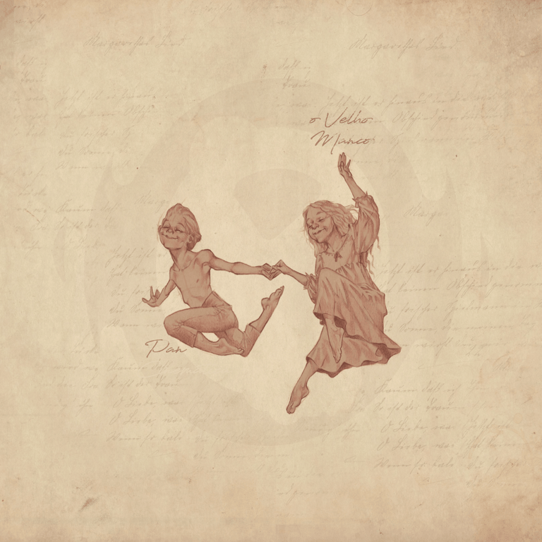 a drawing of a child playing with a toy