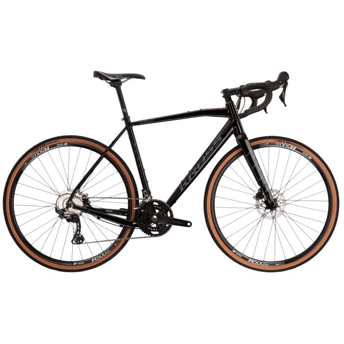 foto raffigurante una gravel bike nera