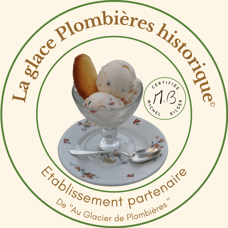 Plaque partenaire de la glace Plombières