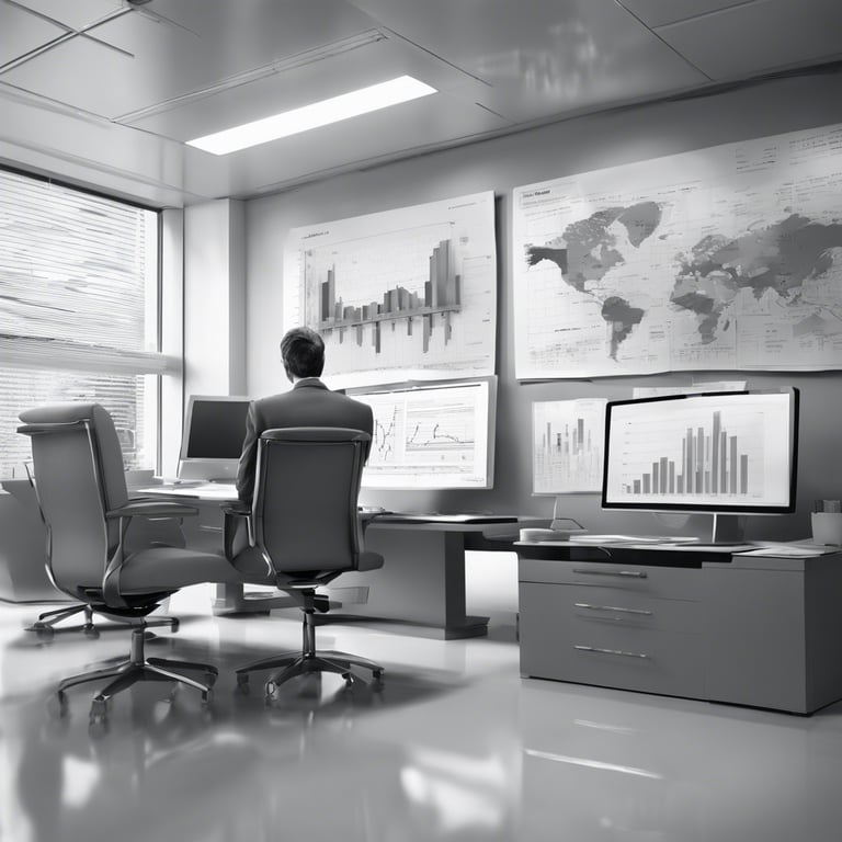 a man standing in front of a pyramid shaped object