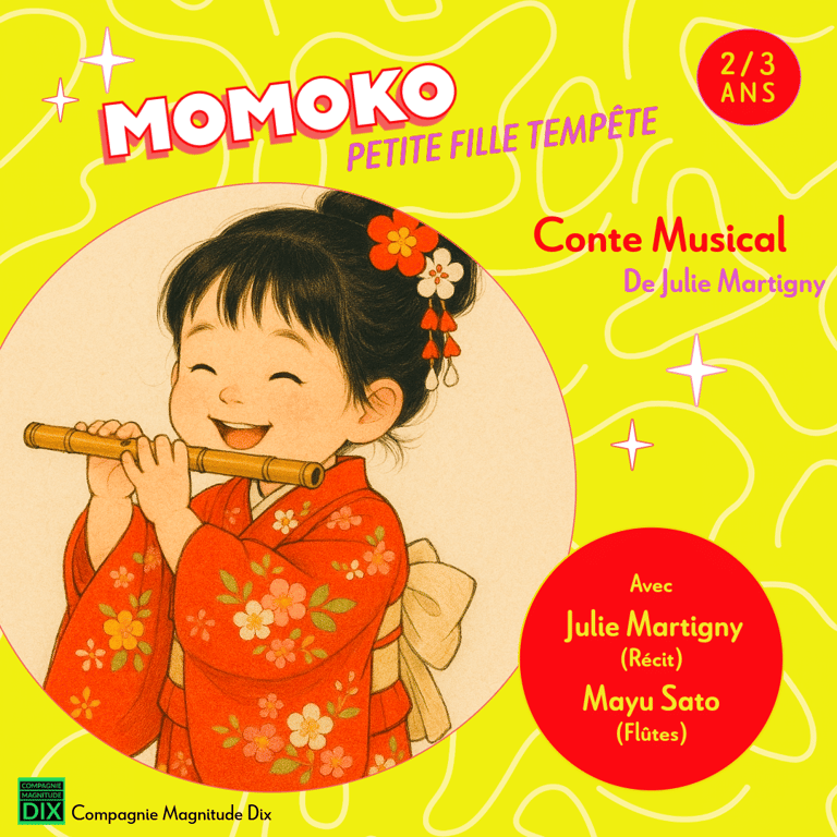 Affiche "Momoko, petite fille tempête"