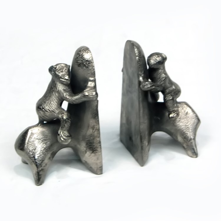 Aluminium bookends