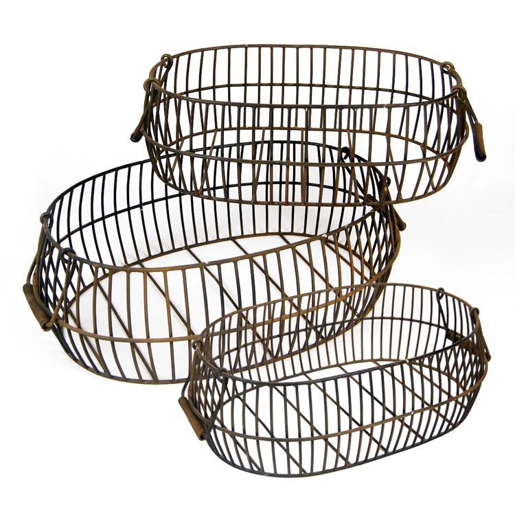 iron wire baskets manufacturer