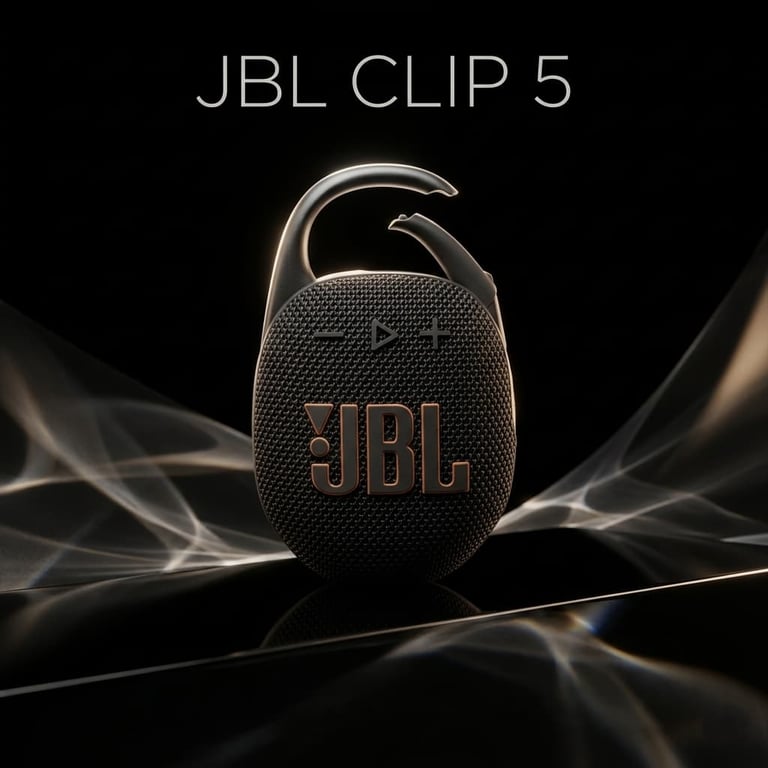 JBL CLIP 5 sur un écrin