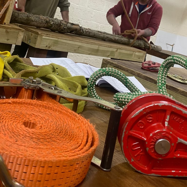 Rigging knots and pulleys