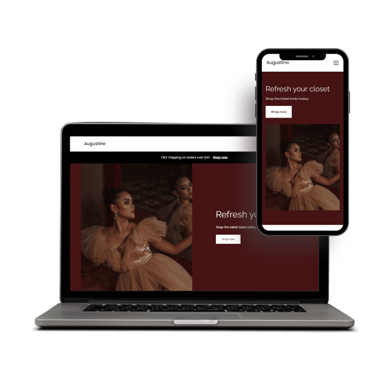 E-commerce website project Completed web design project Social media marketing project