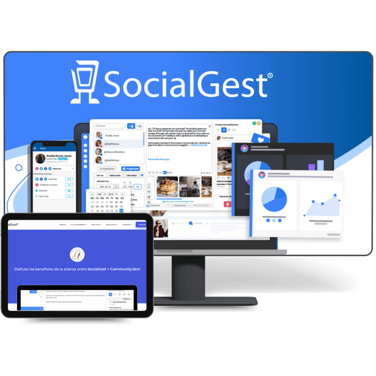 Programación de contenido con SocialGest