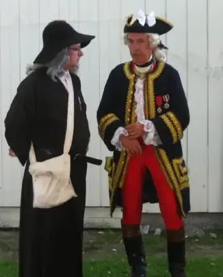 Charles-Alexandre Dron et le marquis de Montalm.
