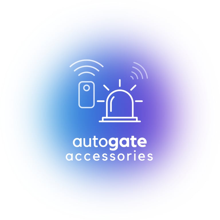 อุปกรณ์เสริมสำหรับประตูรั้วอัตโนมัติ รีโมต ไฟกระพริบ
