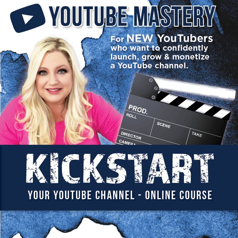 Kickstart Your YouTube Channel Online Course