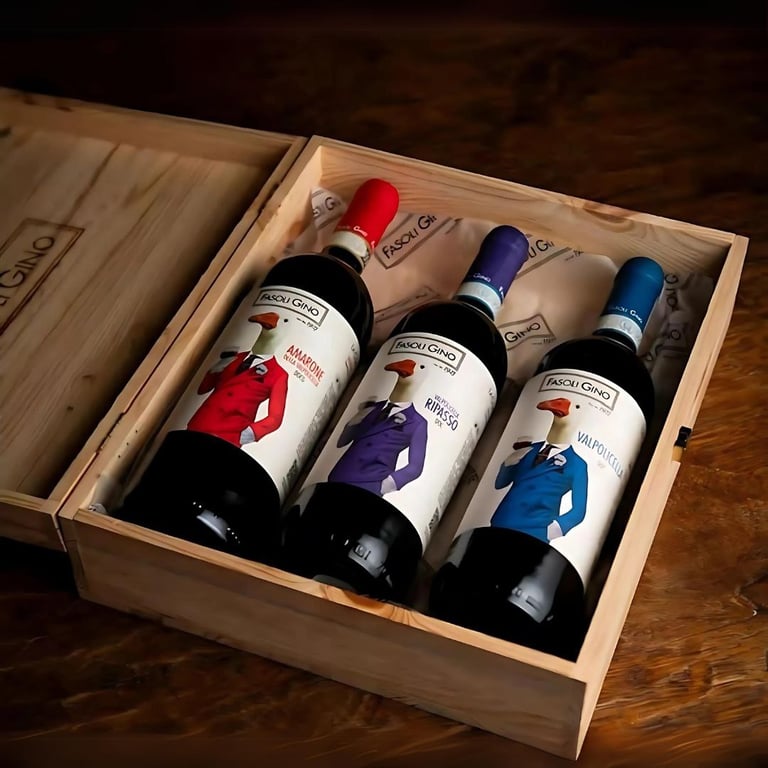 Cassetta regalo vino biologico vegan Fasoli Gino