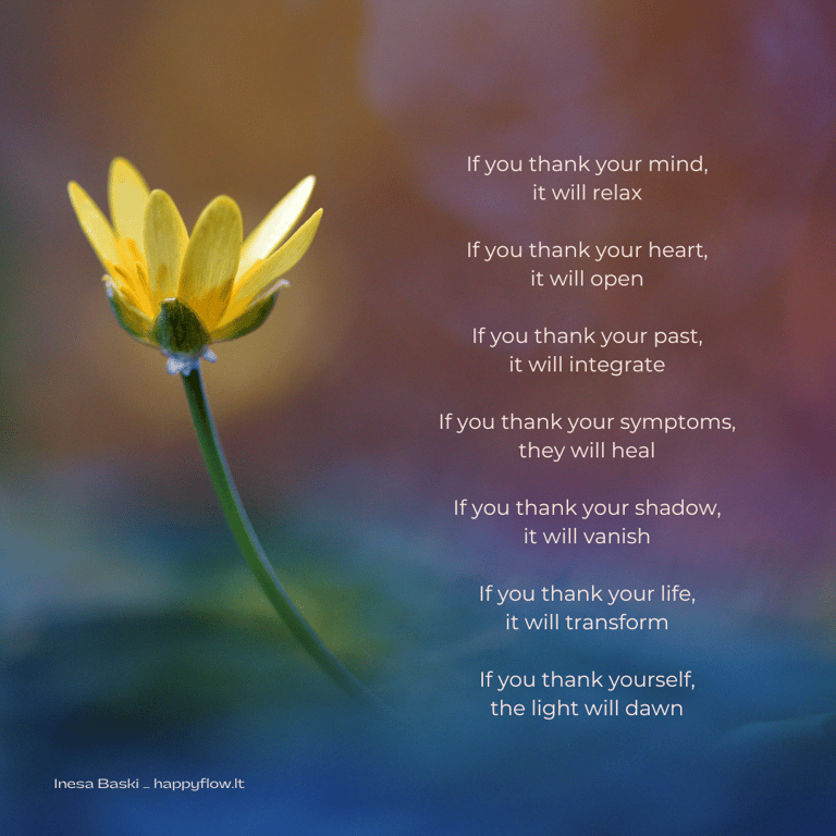 thank yourself