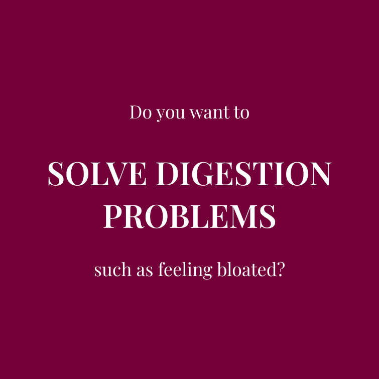 Do you want to SOLVE DIGESTION PROBLEMS such as feeling bloated?
