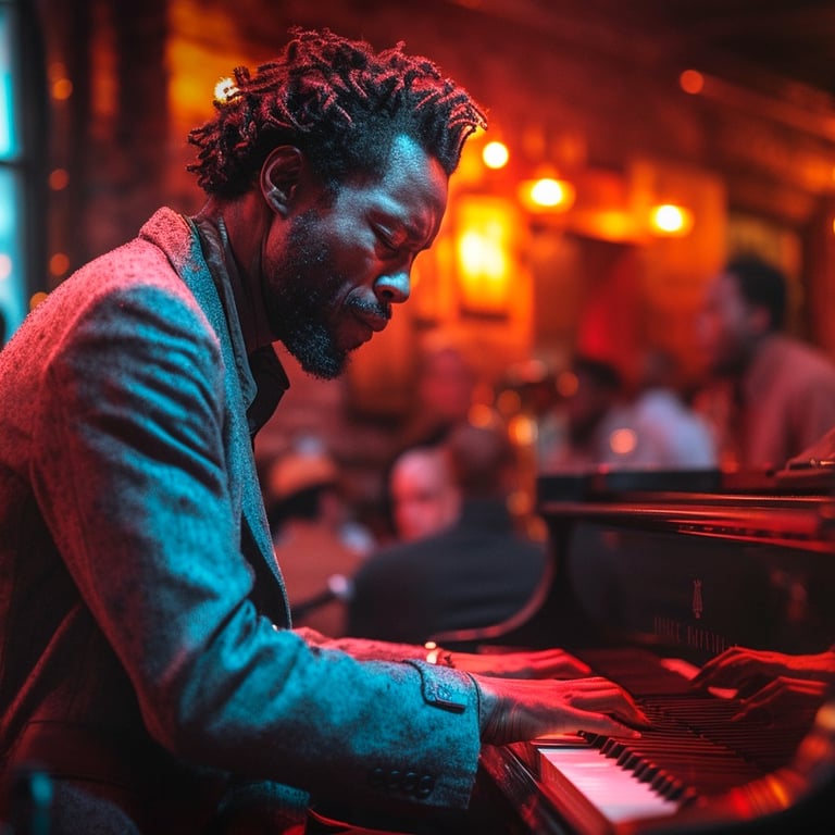 pianista club de jazz