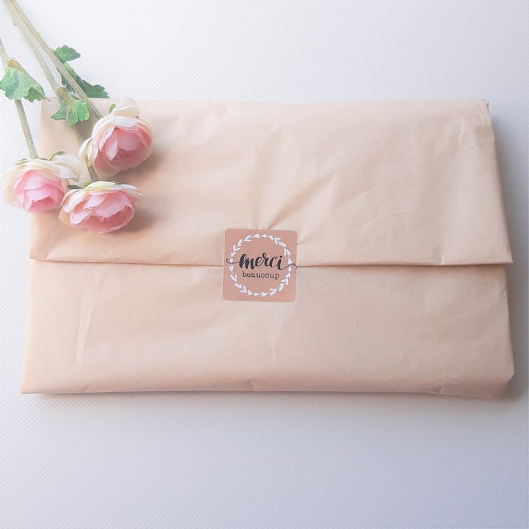 emballage d'une commande chez Saracrea