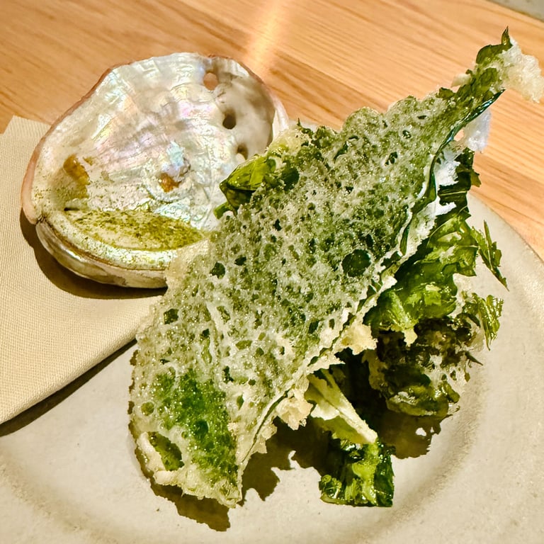 Oyster Emulsion and Tempura