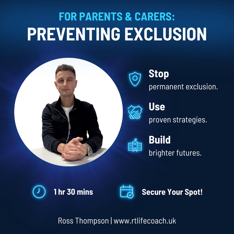 Practical tools for parents to avoid fixed term exclusion and permanent exclusion.